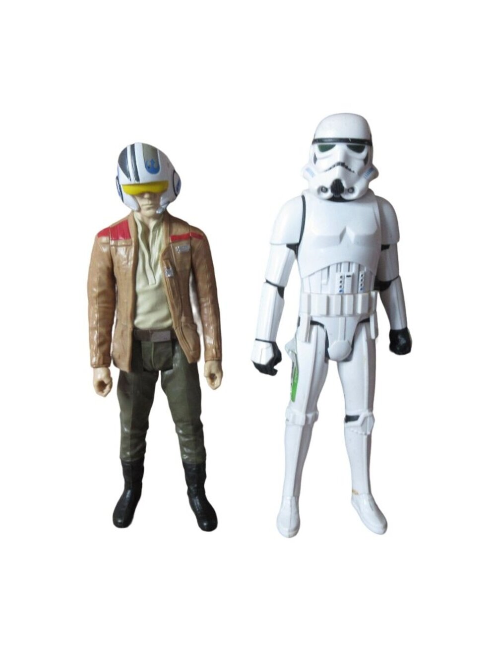 Set of 2 Star Wars 12" Action Figures - Storm Trooper & Poe Dameron
